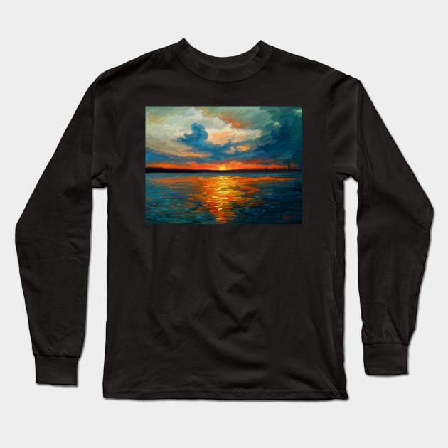 Sunset Impression Long Sleeve T-Shirt by Remus